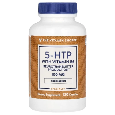 The Vitamin Shoppe - 5-HTP With Vitamin B6 | 120 Capsules