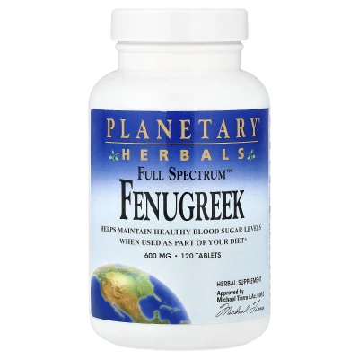 Planetary Herbals - Full Spectrum™ | Fenugreek | 600 mg | 120 Tablets