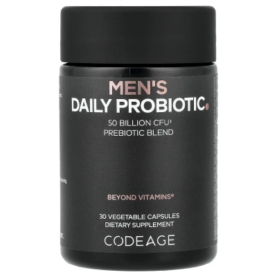 Codeage - Men's Daily Probiotic | 30 Vegetable Capsules