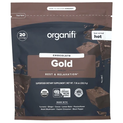 Organifi - Gold | Chocolate | 7.16 oz (202.9 g)