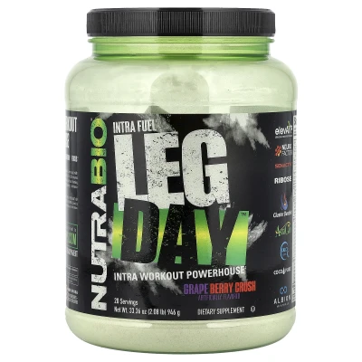 NutraBio - Intra Fuel | Leg Day™ | Grape Berry Crush | 2.08 lb (946 g)