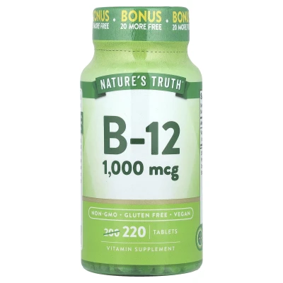 Nature's Truth - Vitamin B-12 | 1 | 000 mcg | 220 Tablets