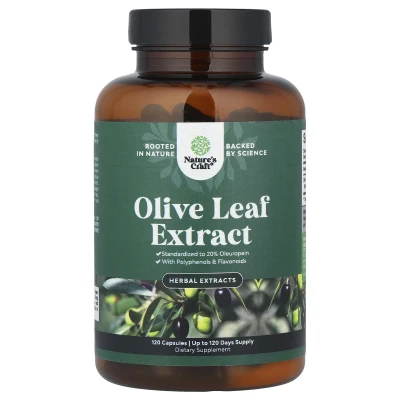 Nature's Craft - Olive Leaf Extract | 750 mg | 120 Capsules