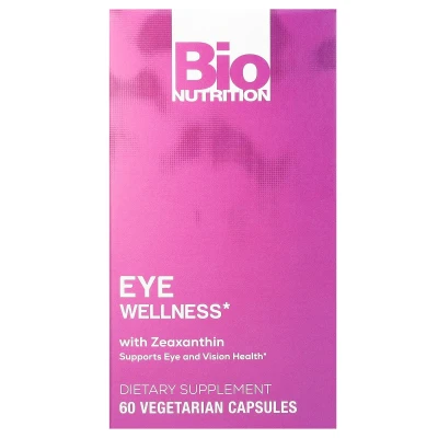 Bio Nutrition - Eye Wellness with Zeaxanthin | 60 Vegetarian Capsules