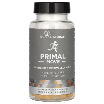 Eu Natural - Primal Move | Turmeric & Boswellia Multi | 60 Vegetarian Capsules