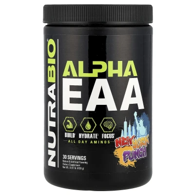 NutraBio - Alpha EAA | New York Punch | 0.97 lb (438 g)