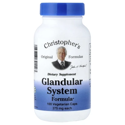 Christopher's Original Formulas - Glandular System Formula | 100 Vegetarian Caps