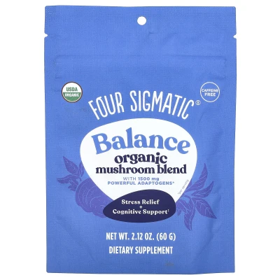Four Sigmatic - Balance | Organic Mushroom Blend | Caffeine Free | 2.12 oz (60 g)
