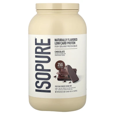 Isopure - Low Carb Protein Powder | Chocolate | 3 lb (1.36 kg)