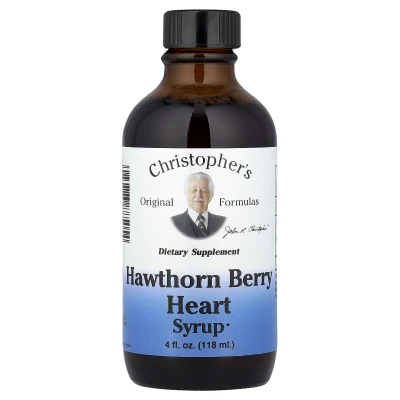 Christopher's Original Formulas - Hawthorn Berry Heart Syrup | 4 fl oz (118 ml)