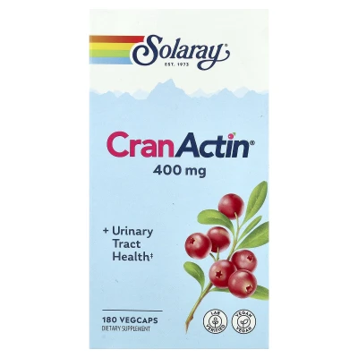 Solaray - CranActin® | Urinary Tract Health | 180 VegCaps