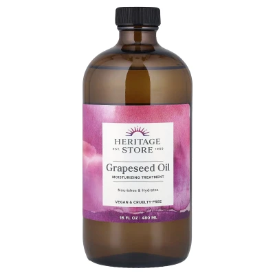 Heritage Store - Grapeseed Oil | Moisturizing Treatment | 16 fl oz (480 ml)