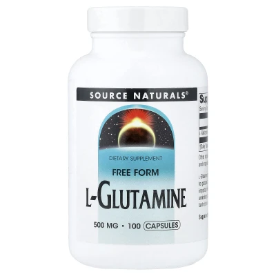 Source Naturals - L-Glutamine | 500mg | 100 Capsules