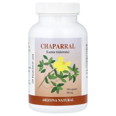 Arizona Natural - Chaparral | 180 Capsules (500 mg per Capsule)