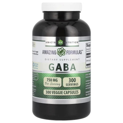 Amazing Nutrition - GABA | 750 mg | 300 Veggie Capsules