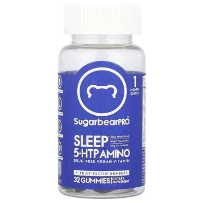 SugarbearPro - Sleep 5-HTP Amino Gummies | 32 Gummies