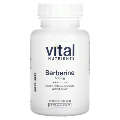 Vital Nutrients - Berberine | 500 mg | 60 Vegan Capsules