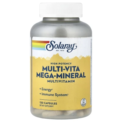 Solaray - Multi-Vita Mega-Mineral | Multivitamin | 120 Capsules