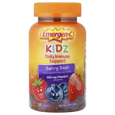 Emergen-C - Kidz | Daily Immune Support Gummies | Berry Bash | 44 Gummies