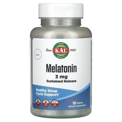 KAL - Melatonin | Sustained Release | 120 Tablets