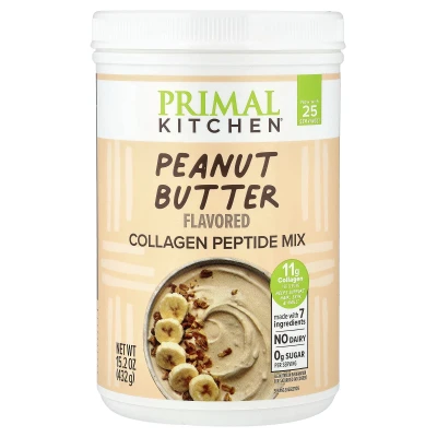 Primal Kitchen - Collagen Peptide Mix | Peanut Butter | 15.2 oz (432 g)