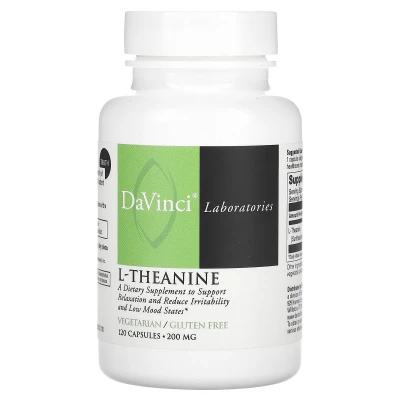 DaVinci Laboratories - L-Theanine | 200 mg | 120 Capsules