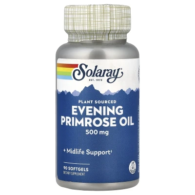 Solaray - Plant Sourced Evening Primrose Oil | 500 mg | 90 Softgels