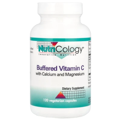 Nutricology - Buffered Vitamin C with Calcium and Magnesium | 120 Vegetarian Capsules