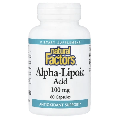Natural Factors - Alpha-Lipoic Acid | 100 mg | 60 Capsules