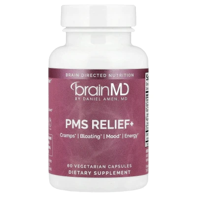 BrainMD - PMS Relief+ | 60 Vegetarian Capsules