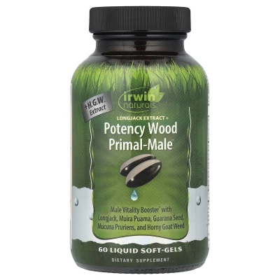 Irwin Naturals - Potency Wood Primal-Male™ | 60 Liquid Soft-Gels