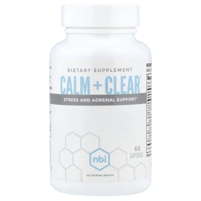 NBI - Calm + Clear® | Stress and Adrenal Support | 60 Capsules