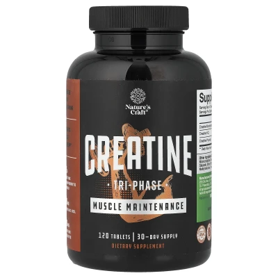 Nature's Craft - Creatine | Tri-Phase | 120 Tablets