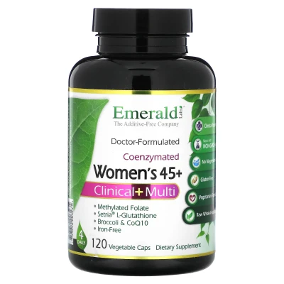 Emerald Laboratories - Women's 45+ | Clinical + Multi | 120 Vegetable Caps