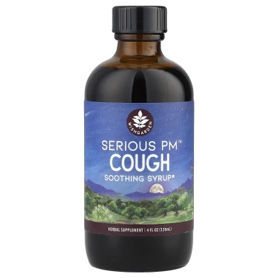 WishGarden Herbs - Serious PM™ Cough | Soothing Syrup | 4 fl oz (120 ml)