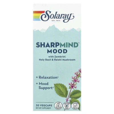 Solaray - SharpMind™ Mood | 30 Vegcaps