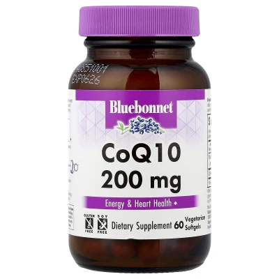 Bluebonnet Nutrition - CoQ10 | 200 mg | 60 Vegetarian Softgels