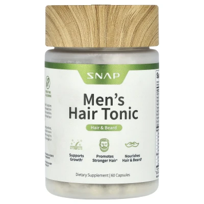 Snap Supplements - Men's Hair Tonic | Hair & Beard | 60 Capsules