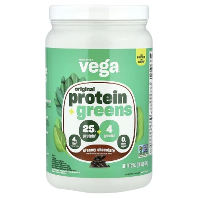 Vega - Original Protein + Greens | Creamy Chocolate | 1 lb 6 oz (624 g)