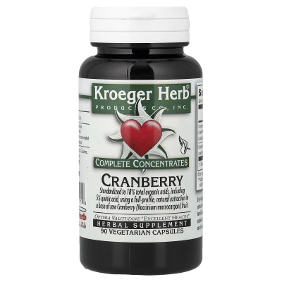 Kroeger Herb Co - Complete Concentrates | Cranberry | 90 Vegetarian Capsules