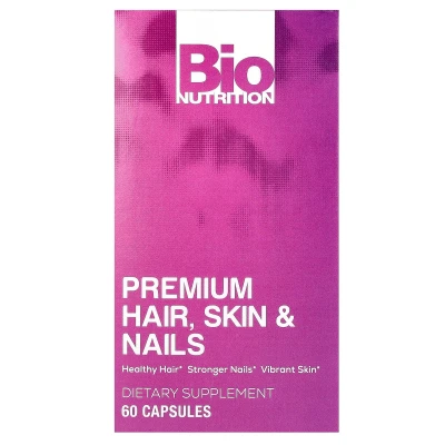 Bio Nutrition - Premium Hair | Skin & Nails | 60 Capsules
