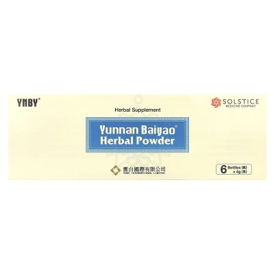 Yunnan Baiyao - Herbal Powder | 6 Bottles | 4 g Each