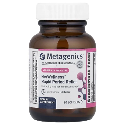 Metagenics - HerWellness™ Rapid Period Relief | 20 Softgels