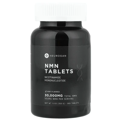 Neurogan Health - NMN | Mint | 300 Tablets (100 mg per Tablet)