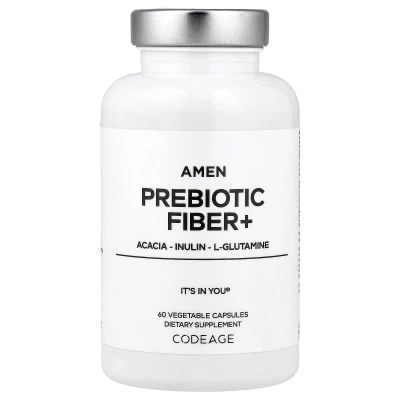 Codeage - Amen Prebiotic Fiber+ | 60 Vegetable Capsules