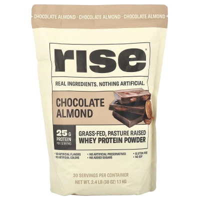 Rise Bar - Whey Protein Powder | Chocolate Almond | 2.4 lb (1.1 kg)