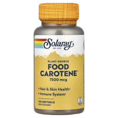 Solaray - Plant Sourced Food Carotene™ | 100 Softgels