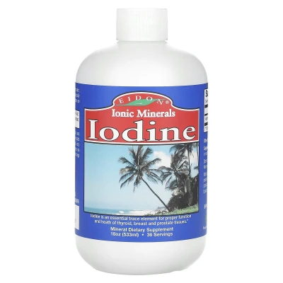 Eidon Ionic Minerals - Ionic Minerals | Iodine | 18 oz (533 ml)