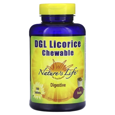 Nature's Life - DGL Licorice Chewable | 100 Tablets