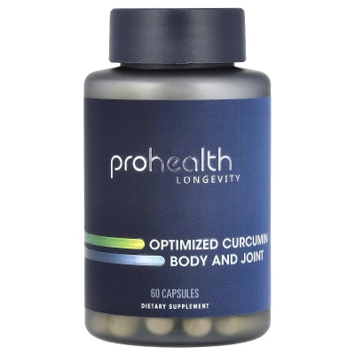 ProHealth Longevity - Optimized Curcumin | Body and Joint | 60 Capsules